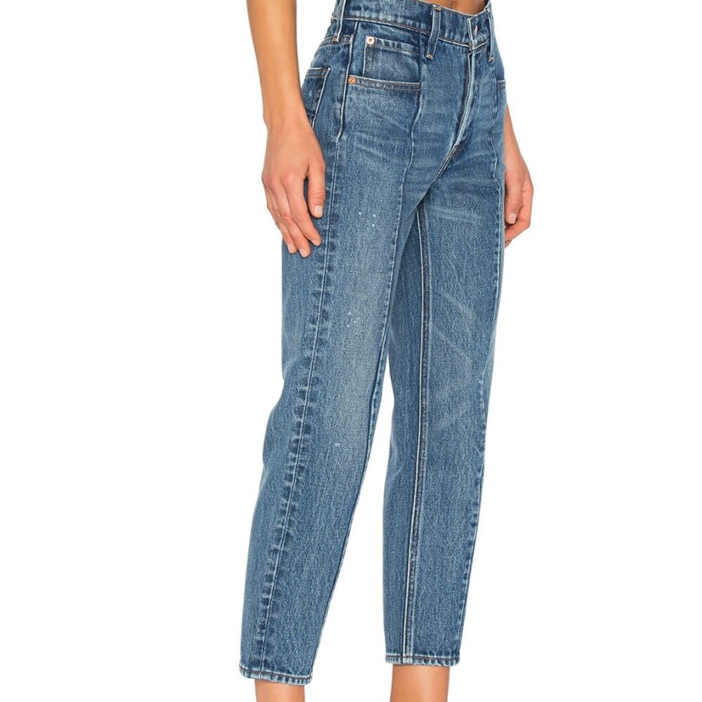 Levi's REVOLVE Altered Straight in No Limits Seamed Ankle Jeans size 25